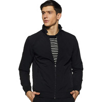 Amazon Brand - Symbol Men's Polyester Light Weight Casual Lined Standard Length Jacket (AW20-LW-SY-02_Black_2XL)
