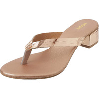 Mochi Women's Chikoo Faux Leather Block Heel Fashion Sandals UK/7 EU/40 (32-1043)