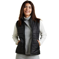 Amazon Brand - Symbol Women's Quilted Jacket Quilted Jacket Black M