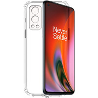 Tough Lee Back Cover for Oneplus Nord 2 5G (Silicone_Clear)