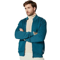 Amazon Brand - Symbol Men's Cotton Blend High Neck Fleece Sweatshirt Fog Teal Mel XL