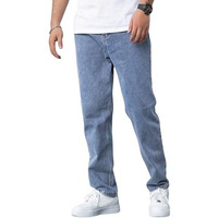 GRECIILOOKS Regular Cargo Pant Baggy Loose Fit | Cotton Jeans for Men (GL-MJ-12_Light Blue_32)