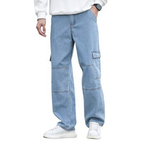 GRECIILOOKS Men's Regular Jeans (GL-DP-MJ-08_Blue