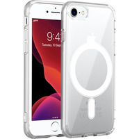 Zapcase Back Case Cover for iPhone 7/8 / SE 2020 | Compatible for iPhone 7/8 / SE 2020 Back Case Cover | Compatible with MagSafe | Scratch-Resistant Back Case Cover | Clear