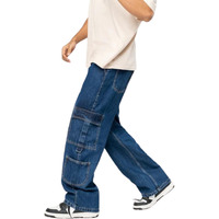 GRECIILOOKS Men Jeans | Men Jeans Pants | Denim Jeans | Baggy Jeans for Men | Cargo Jeans for Man | Stylish Jeans for Men (in, Numeric, 32, Regular, Blue 01)