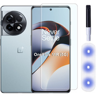 CEDO OnePlus 11 (5G) / OnePlus 11R (5G) UV Tempered Glass | Screen Protector Full HD Quality UV Tempered Glass Edge to Edge Screen Coverage with Easy Installation Kit (Transparent)