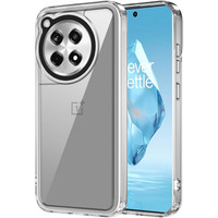 Zapcase Back Case Cover for OnePlus 12R 5G | Compatible for OnePlus 12R 5G Back Case Cover | Case Cover with Camera Protection | (TPU + PC | Transparent)