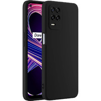LIRAMARK Silicone Soft Back Cover Case for Realme 9 5G / 8 5G / 8s 5g / Narzo 30 5G (Silicone Black)