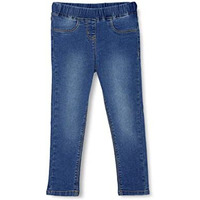 Amazon Brand - Jam & Honey Girls Elasticated Slim Fit Denim Jeans (Jegging) Med Blue