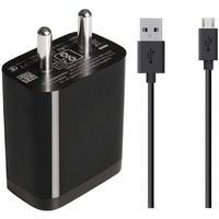 Fast Charger Xiaomi Redmi 6A/ 7A/Note 6 Pro/Redmi 5, Redmi 4, Note 5, Redmi 7, Redmi 6 Compatible Like Standard Travel Adapter with Fast Charging Data Cable Combo 5V 2.4 Amp-(Black)