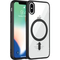 Zapcase Back Case Cover for iPhone X/iPhone Xs | Compatible for iPhone X/iPhone Xs Back Case Cover | Scratch-Resistant Back Case Cover | Black