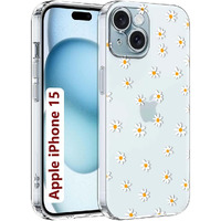 Fashionury Designer Printed Soft Silicone Back Case Cover for Apple iPhone 15 Back Cover for Apple iPhone 15 -D1030