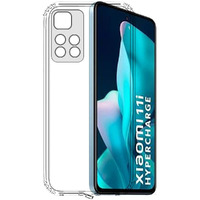 Tough Lee Back Cover Case for Mi Xiaomi 11i 5G / Xiaomi 11i Hypercharge 5G (Silicon|Transparent)