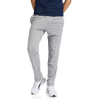 Amazon Brand - Symbol Men's Cotton Blend Jersey Track Pants (Regular Fit) Grey Melange S