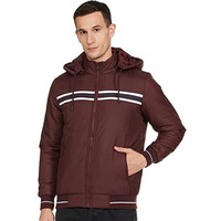 Amazon Brand - Symbol Men's Quilted Jacket Purple Wine M - Standard Length, M