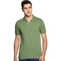 Amazon Brand - Symbol Men's Solid Cotton Rich Polo T Shirt | Collar Tshirts | Half Sleeves | Plain-Regular Fit (Forest Green_L) (Available in Plus Size)