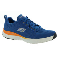 Skechers Men's Ultra Groove Blue/Orange Sneaker-7 UK (8 US) (232032-BLOR)