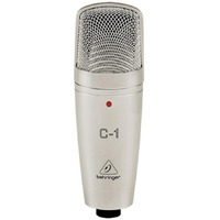 Behringer C-1 Studio XLR Condenser Unidirectional Microphone (Silver)
