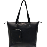 Aquatan Women's Back To Work Tote Bag With Wallet Pouch (Black)