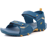 Sparx mens SS 606 | Latest, Daily Use, Stylish Floaters | Gold Sport Sandal - 10 UK (SS 606)