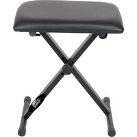 Intern Height Adjustable Keyboard padded Stool bench for Piano and Keyboard, Black (INT-KST-01)