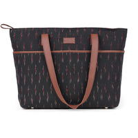 ZOUK 100% PeTA Approved Vegan Leather Double Handle Printed Tote Bags For Women