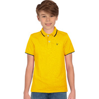 Allen Solly Junior Boy's Polo (ABKPCRGFL24667_Yellow Ochre_10)