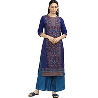 KETCH Women's Polyester Regular Fashion Vest (KHKU000110_Blue