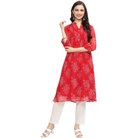 BIBA Women Printed Straight Mix and Match(MNMASSORTED19714_RED_38)