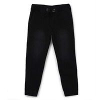 Urbano Juniors Boy's Black Slim Fit Washed Jogger Jeans Stretch (junhpsjoggerboy-shdbla-9-10)