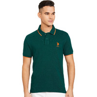 U.S. POLO ASSN. Men's Regular Fit T-Shirt (USTSHS1536_Green_S)