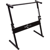 Arctic Z - Keyboard Stand for 61 or 54 keys, Z-Style Folding, Height Adjustable, Light Weighted_Black