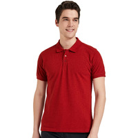 Amazon Brand - Symbol Men's Solid Cotton Rich Polo T Shirt | Collar Tshirts | Half Sleeves | Plain-Regular Fit (Bossa Nova_M) (Available in Plus Size)