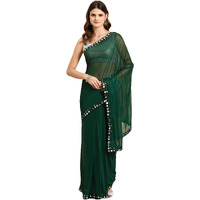 Shiv Textiles Saree For Women (L1-GREEN)