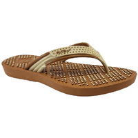 FLITE Women's Daily USe Slippers || Flip flop for Girls || Slip-Resistant Slippers for Women (Tan, 6)