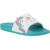 WELCOME Unisex-Child Kids Flip-Flop Soft Comfortable Indoor & Outdoor Slippers Stylish Non-Slip Slide Home Casual Chappals For Boys & Girls, K-FANDOM-AQUA_10