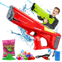 Zest 4 Toyz Holi Pichkari Water Gun for Kids Automtic Squirt Water Gun with 1 Pkt Herbal Gulal and 100 Water Balloons for Holi Celebration