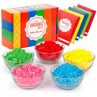 Zest 4 Toyz Holi Gulal Combo of Natural Organic Colors Holi Celebration Non-Toxic and Skin-Friendly Holi Gift Made in India (Pack of 5) Red,Blue,Green,Pink,Yellow