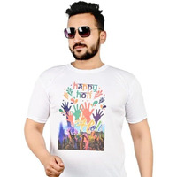 PARTISH Holi Tshirt for Kids, Boys,Girls, Men, Women & Family Happy Holi Tshirt Multicolour