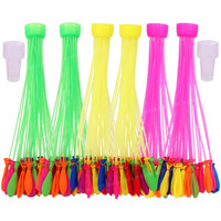 Toyshine Water Balloons Holi for Kids Boys and Girls, three bunches balloons  Games Swimming Pool Outdoor Fun Magic Water Balloons (222 Balloons)