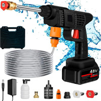 SEAHELTON Cordless Portable Wireless Pressure Washer Gun 48V 12000mah High Pressure Water Gun for Car Wash Bike Washing Cleaning| Adjustable Nozzle and 5M Hose Pipe