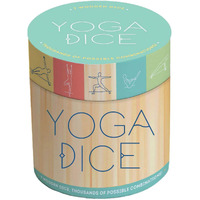 Yoga Dice: 7 Wooden Dice, Thousands of Possible Combinations! (Meditation Gifts, Workout Dice, Yoga for Beginners, Dice Games, Yoga Gifts for Women)