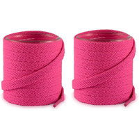Lify 2 Pair Polyester Flat Shoe Laces for Athletic, Running - 5/16 Wide Shoelaces for Sneakers Shoes Boot Strings (180CM (70.86 Inch), Hot Pink)