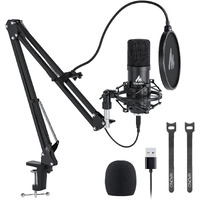 MAONO AU-A04 Condenser USB Microphone Kit (Black)