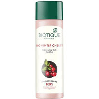 Biotique Winter Cherry Rejuvenating Body Lotion | Moisturizes and Hydrates the Skin | Prevents Ageing, Wrinkles and Dark Spots| 100% Botanical Extracts| Suitable for All Skin Types | 190ml