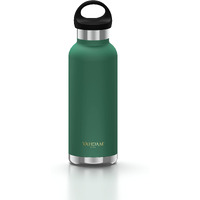 VAHDAM, Stainless Steel Travel Bottle 500ml - Green | Leak-Proof, Vacuum Insulated, Double Wall | Sweat-Proof Water Bottle for Hot and Cold Drinks