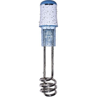 Havells Plastic Hb15 1500 watts Immersion Heater|Isi Mark Heavy Duty 3 Pin Moulded Plug,Touch Protection Cover|Waterproof,Heating Indicator,Nickel Plating,Warranty: 2 Year Comprehensive|(White Blue)