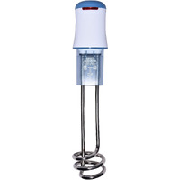Havells Plastic Hb10 1000 watts Immersion Heater|Isi Mark Heavy Duty 3 Pin Moulded Plug,Touch Protection Cover|Waterproof,Heating Indicator,Nickel Plating,Warranty: 2 Year Comprehensive|(White Blue)