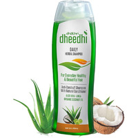 Dhathri Dheedhi Daily Herbal Shampoo to Reduce Dandruff & Promote Hair Growth, Ayurvedic Shampoo to Restore Hair Shine & Strength (400ml)