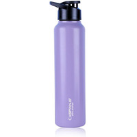 CASPIAN /// Hike Stainless Steel Sipper Water Bottle (Light Purple, 1 Litre, Set of 1)| Leak Proof Thunder for Fridge Home Office Travel School Kids Boys Girls Adults Sports Gym Yoga